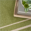 Pemberly Row Modern / Contemporary 5'x7' Green Ivory Fabric Area Rug