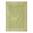 Pemberly Row Modern / Contemporary 5'x7' Green Ivory Fabric Area Rug