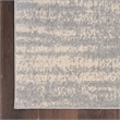Pemberly Row Contemporary 10'x14' Grey/Beige Indoor/Outdoor Rug