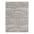 Pemberly Row Contemporary 10'x14' Grey/Beige Indoor/Outdoor Rug
