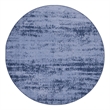 Pemberly Row Modern / Contemporary 6' Round Denim Indoor/Outdoor Rug