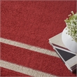 Pemberly Row 8'x10' Brick/Ivory Contemporary Indoor/Outdoor Rug