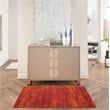 Pemberly Row Modern / Contemporary 2'x4' Red Indoor/Outdoor Rug