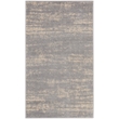 Pemberly Row Contemporary 3'x5' Grey/Beige Indoor/Outdoor Rug