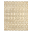 Pemberly Row Contemporary Home 8'x10' Fabric Beige Ivory Area Rug