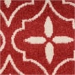 Pemberly Row Contemporary Home 6'x9' Fabric Brick Ivory Area Rug
