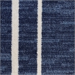 Pemberly Row Modern / Contemporary 4'x6' Navy Ivory Fabric Area Rug