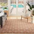 Pemberly Row Modern / Contemporary Home 6'x9' Copper Area Rug