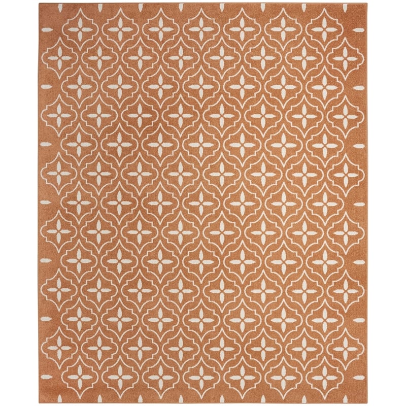 Pemberly Row Modern / Contemporary Home 6'x9' Copper Area Rug