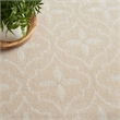 Pemberly Row Modern / Contemporary 4'x6' Ivory Beige Fabric Area Rug