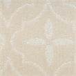Pemberly Row Modern / Contemporary 5'x7' Ivory Beige Fabric Area Rug