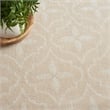 Pemberly Row Modern / Contemporary 5'x7' Ivory Beige Fabric Area Rug