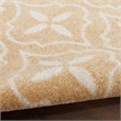 Pemberly Row Modern / Contemporary 4'x6' Beige Ivory Fabric Area Rug