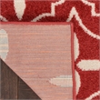 Pemberly Row Modern / Contemporary 5'x7' Brick Ivory Fabric Area Rug