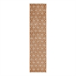 Pemberly Row Modern / Contemporary 8' Runner Copper Fabric Area Rug