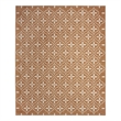 Pemberly Row Modern / Contemporary 5'x7' Copper Fabric Area Rug
