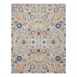 Pemberly Row 7'x10' Ivory Multicolor Fabric Bohemian Area Rug