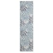 Pemberly Row Modern / Contemporary Home 8' Runner Blue Area Rug