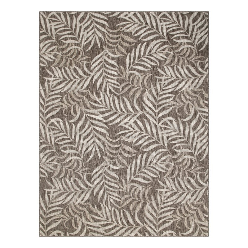 Pemberly Row Modern / Contemporary Home 10'x14' Mocha Area Rug
