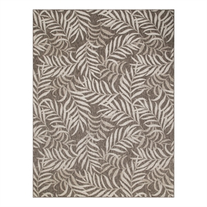 Pemberly Row Modern / Contemporary Home 10'x14' Mocha Area Rug
