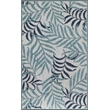 Pemberly Row Modern / Contemporary Home 2'x4' Blue Area Plush Rug
