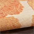 Pemberly Row Modern / Contemporary Home 10'x14' Coral Area Rug