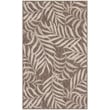 Pemberly Row Modern / Contemporary Home 2'x4' Mocha Area Rug
