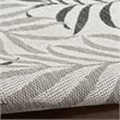 Pemberly Row Modern / Contemporary Home 10'x14' Fabric Grey Area Rug