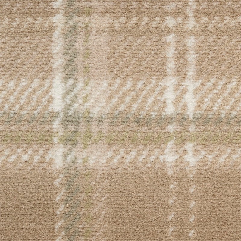 Pemberly Row Modern / Contemporary Home 6'x9' Taupe Area Rug
