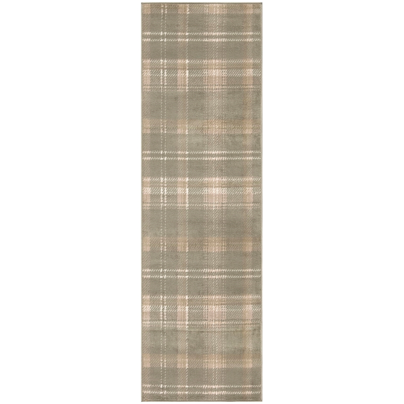 Pemberly Row Modern / Contemporary Home 9'x12' Olive Area Rug
