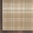 Pemberly Row Modern / Contemporary Home 9'x12' Taupe Area Rug