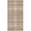 Pemberly Row Modern / Contemporary Home 10' Runner Taupe Area Rug