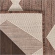 Pemberly Row Contemporary Home 6'x9' Fabric Natural Area Rug