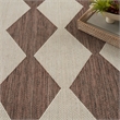 Pemberly Row Contemporary Home 7'x10' Fabric Natural Area Rug