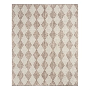 Pemberly Row Modern / Contemporary Home 6'x9' Fabric Beige Area Rug