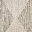 Pemberly Row Contemporary Home 7'x10' Fabric Light Grey Area Rug