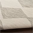 Pemberly Row Contemporary Home 7'x10' Fabric Light Grey Area Rug