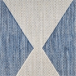 Pemberly Row Contemporary Home 7'x10' Fabric Navy Blue Area Rug