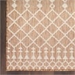 Pemberly Row Modern / Contemporary 4'x6' Fabric Beige Area Rug