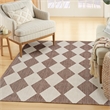 Pemberly Row Contemporary Home 4'x6' Fabric Natural Area Rug