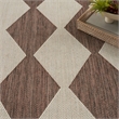 Pemberly Row Contemporary Home 4'x6' Fabric Natural Area Rug