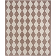 Pemberly Row Contemporary Home 8'x10' Fabric Natural Area Rug