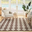 Pemberly Row Contemporary Home 8'x10' Fabric Natural Area Rug