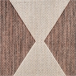 Pemberly Row Contemporary Home 9'x12' Fabric Natural Area Rug