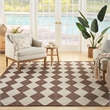 Pemberly Row Contemporary Home 9'x12' Fabric Natural Area Rug