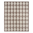 Pemberly Row Contemporary Home 9'x12' Fabric Natural Area Rug