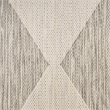 Pemberly Row Contemporary Home 9'x12' Fabric Light Grey Area Rug