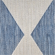 Pemberly Row Contemporary Home 9'x12' Fabric Navy Blue Area Rug