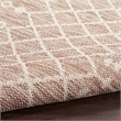 Pemberly Row Modern / Contemporary 5'x7' Fabric Beige Area Rug