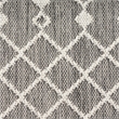 Pemberly Row Modern / Contemporary 5'x7' Fabric Charcoal Area Rug